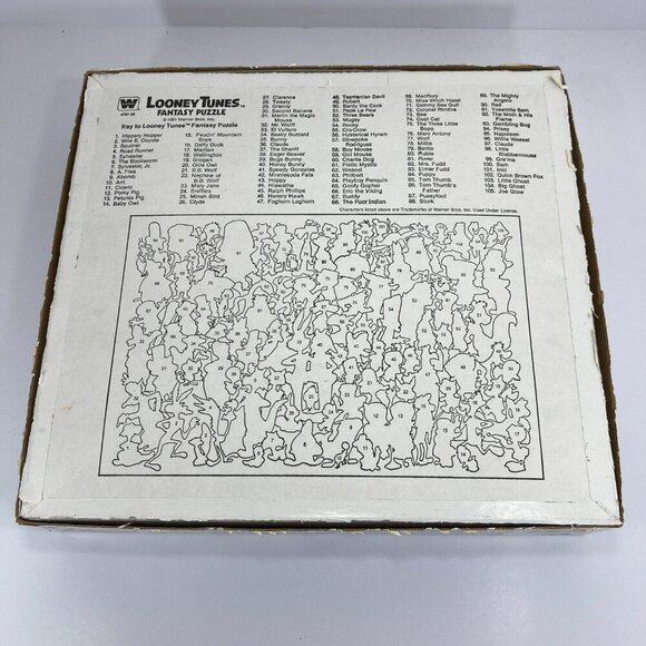 VTG 1981 Looney Tunes Fantasy Puzzle 300 Extra Large Pieces by Whitman COMPLETE - Picture 4 of 6